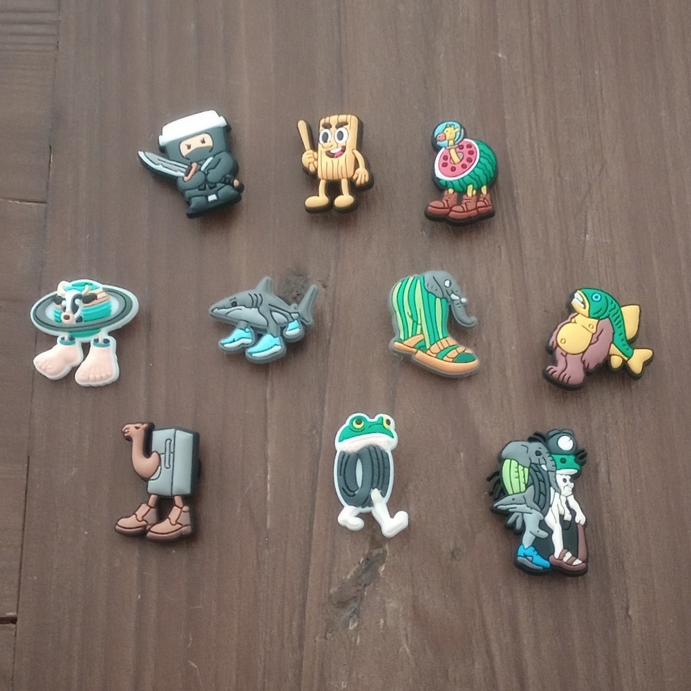 Italian Brain Rot Meme Shoe Charms Set